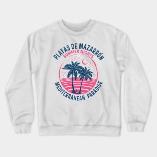 Playas de Mazarron - Summer Nights V03 Crewneck Sweatshirt
